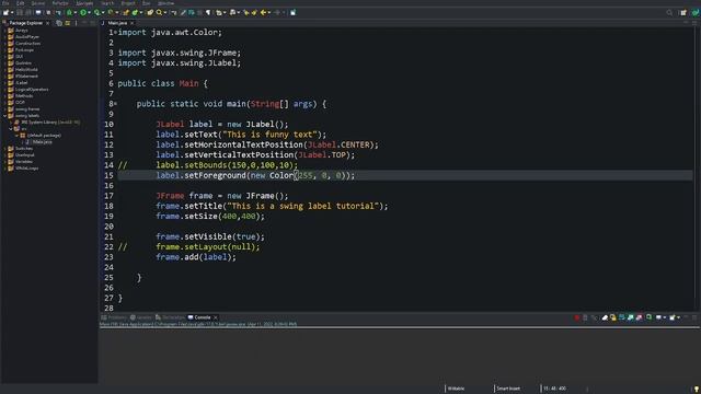 Learn JAVA labels| Tutorial #2 | Java swing programming for beginners | java GUI | Cool Techy Guy смотреть онлайн
