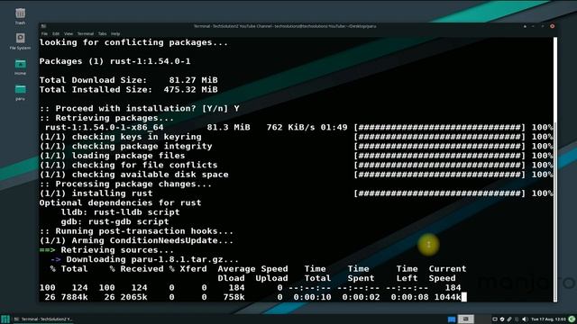 How to Install Paru on Arch Linux / Manjaro | Paru AUR Helper | Paru Pacman Wrapping AUR Helper смотреть онлайн