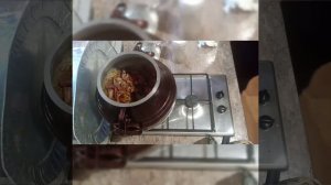 Афганский казан.Мягкие куриные сердца и желудки в вине.