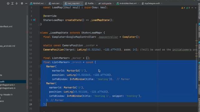 How to use Google Map with Multiple Markers | Flutter смотреть онлайн