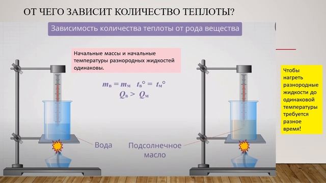 Урок 7 Количество теплоты смотреть онлайн