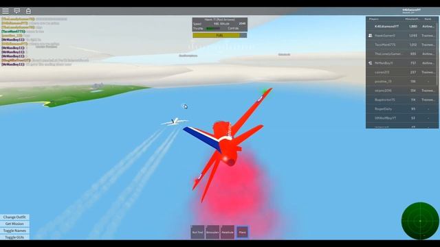 Hawk T1 Red Arrows Formation Escort! | Roblox Pilot Training Flight Simulator смотреть онлайн