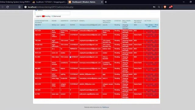 Online Ordering System using PHP/MySQLi Demo смотреть онлайн