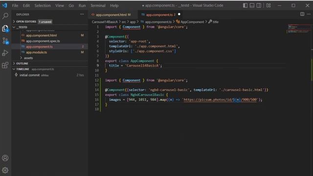 Angular14 Bootstrap5 Carousel Basic A0013 смотреть онлайн