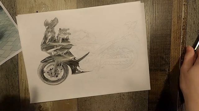Gixxer Art - How to paint a Suzuki GSX 650 F смотреть онлайн