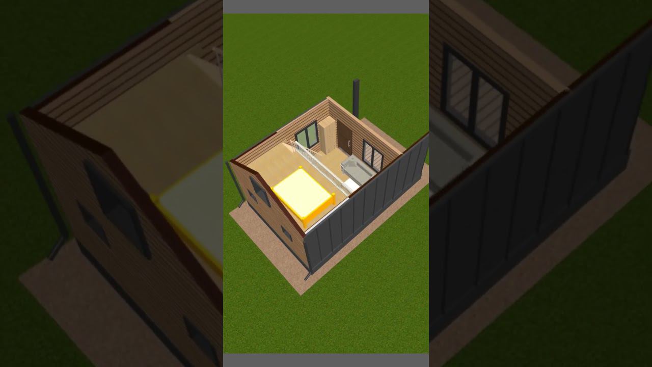 Проект каркасной бани в стиле барн #shorts #каркасныйдом #проектыкаркасныхдомов #барнхаус смотреть онлайн