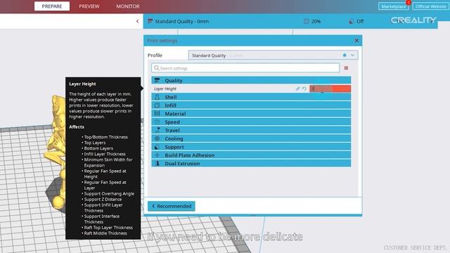 Creality Slicer 4.8.2 Slicing Tutorial 2 Introduction to the basic functions of the software смотреть онлайн