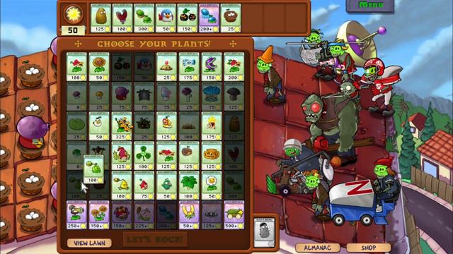 Plants vs. Zombies Angry Birds: Gameplay TONY WInter-melon Vs 999999 Zombies survival ROOF Endless. смотреть онлайн