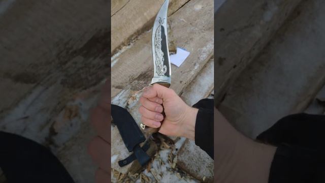 Кизлярский охотничий нож Скорпион ручная работа смотреть онлайн