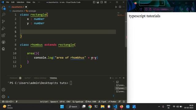 Inheritance in TypeScript | Full Explained with Examples смотреть онлайн