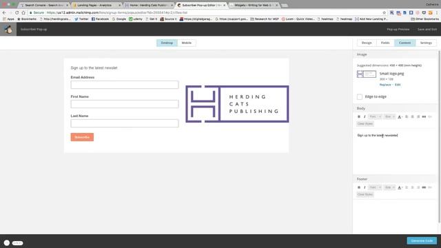 Creating a Mailchimp Popup for your Wordpress Site смотреть онлайн