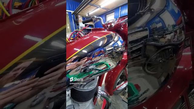 Бак #jawa perak #ретроцикл #реставрациямотоцикла смотреть онлайн