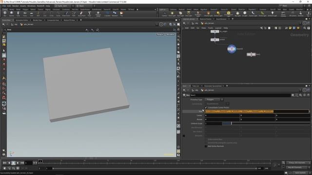 04 - Создание квадратной геометрии в Houdini смотреть онлайн