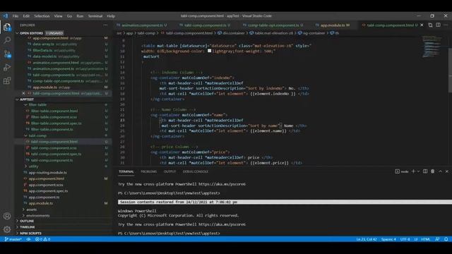 Angular Material Table 2 - Sorting,Pagination смотреть онлайн
