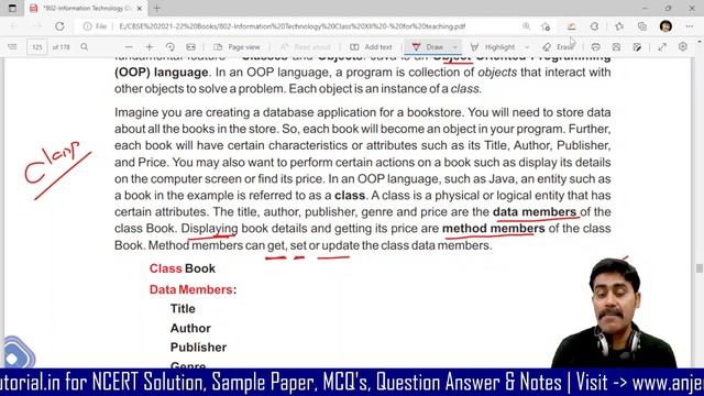 Object-oriented Programming Java OOPs Class 12 Information Technology 802 Unit 3 Java смотреть онлайн
