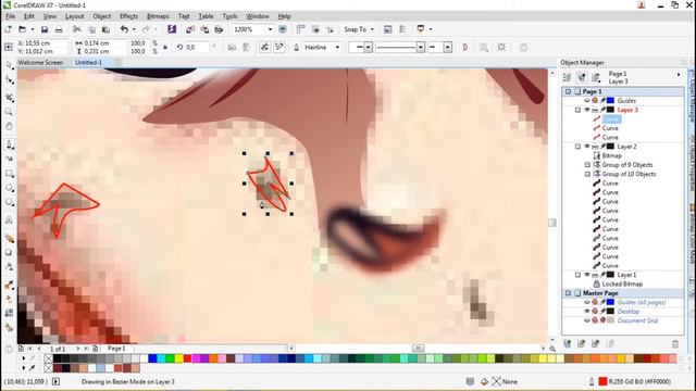 SpeedArt Natsuki Subaru 'Re:ZeRo- Strating Life In Another World ( With CorelDrawX7 )