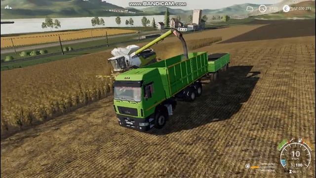 Отличный грузовик для сбора подсолнуха на ферме смотреть онлайн