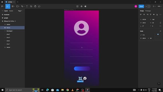 How To Create Stylish Mobile ??App Login Page Design Very Easy [ Figma Software Designer ] смотреть онлайн