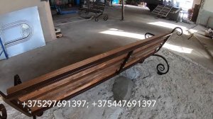 Красивая Кованая Скамейка НЕДОРОГО/ Холодная ковка/ Изготовление кованой скамейки/Кованая лавочка