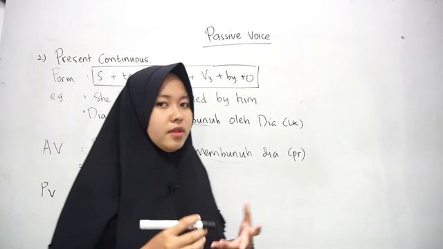 PRESENT CONTINUOUS PASSIVE VOICE | ELV with Ms. Kharisma | Kampung Inggris Genta смотреть онлайн