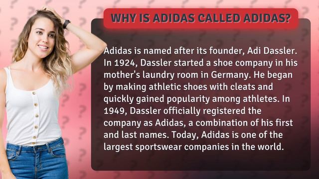 Why is Adidas called Adidas? смотреть онлайн