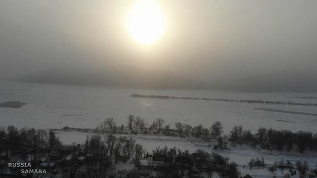 Строительство нового автомобильного моста через реку Сок / январь 2021 г./ Самара / Russia смотреть онлайн