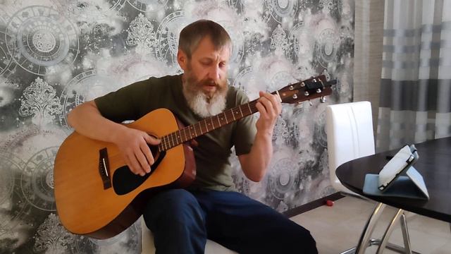 Кавер на гитаре. В руках автомат. смотреть онлайн