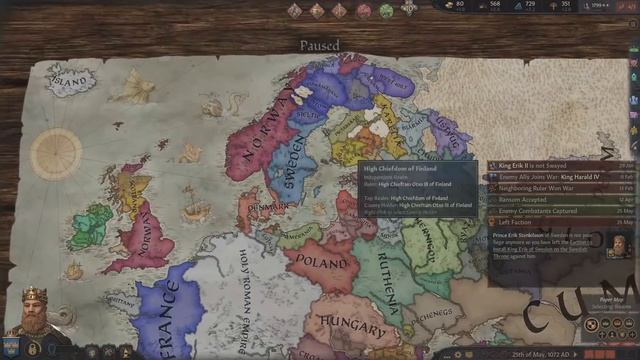 MAKING SWEDEN NORSE AGAIN IN CK3?! - CRUSADER KINGS 3 VIKING CHALLENGE: ERIK THE HEATHEN! смотреть онлайн