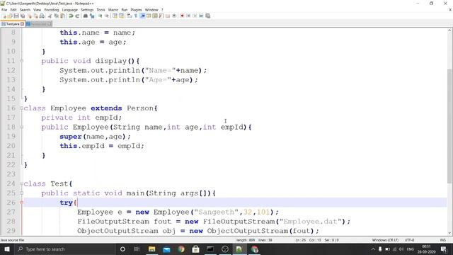 Lecture 11 - Serialization and Garbage Collection смотреть онлайн