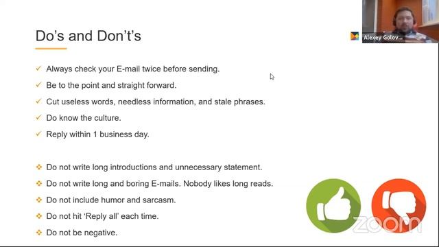 «Business Correspondence. Лучшие практики». Алексей Головашев, DataArt смотреть онлайн