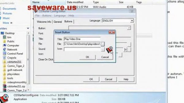 Tutorial 13/25 - Create An Autorun CD