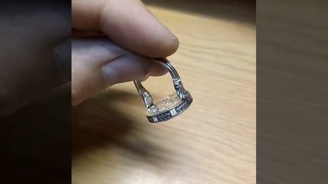 Перстень мужской. Ag, 925°, чёрная ювелирная эмаль. смотреть онлайн