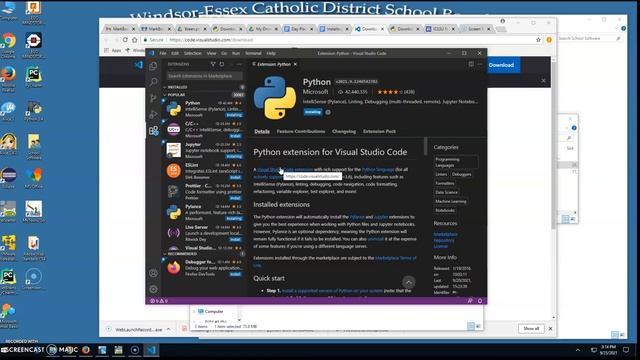 Installing PYTHON , PYGAME and VISUAL STUDIO CODE onto WINDOWS OS in 5 MINUTES смотреть онлайн
