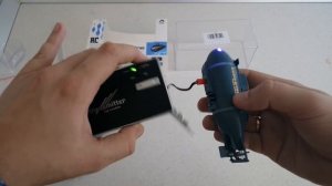 Посылка для аквариума - подводная лодка на радиоуправлении.