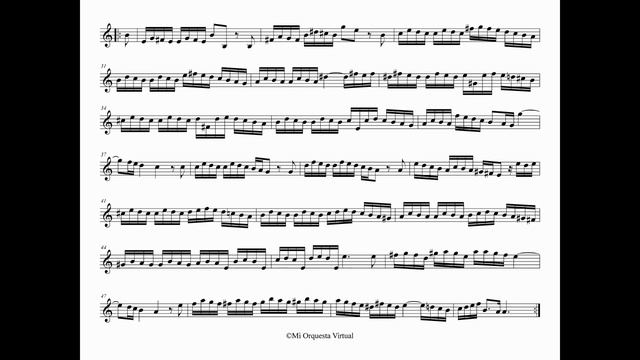 Sonata Op.6 Nº6 ~ Tomaso Albinoni (Acompañamiento Continuo + Partitura Violin/Flauta)