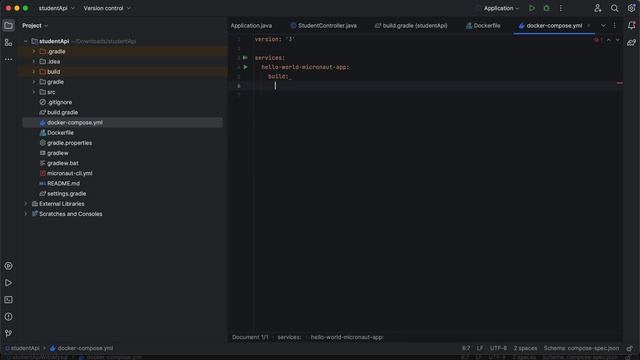 Creating Docker Container for Micronaut/Spring Boot App with docker-compose | Step-by-Step Guide смотреть онлайн