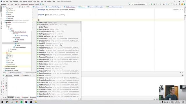 Spring Boot Kafka #011 - Deserialização dinâmica de objetos смотреть онлайн