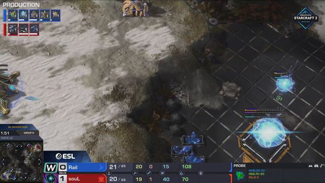 Rail vs. souL - StarCraft II DreamHack Masters: Winter 2020 - Group D смотреть онлайн