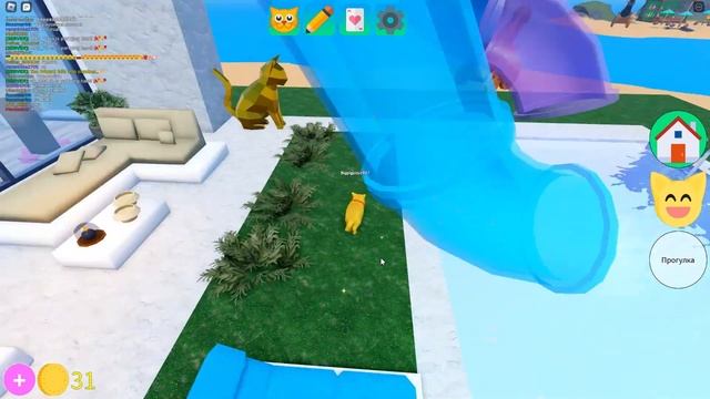 Обновление игры про котят в роблокс | Игра с котятами