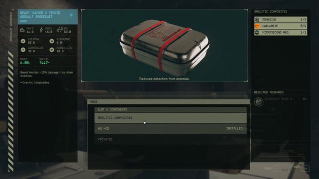 Upgrade Spacesuit Workbench Location Starfield Mods смотреть онлайн