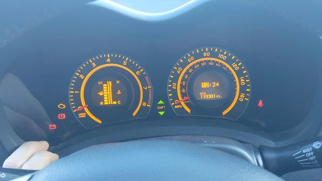 Toyota Auris 2008, change clock смотреть онлайн