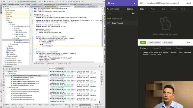 Spring Cloud Tutorial. Part 9. Communication between services. Subpart 2. смотреть онлайн