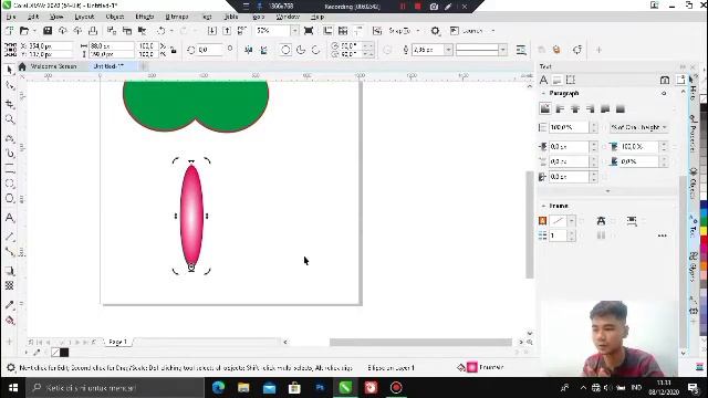 #tutorial #coreldraw teknik shaping pada corel draw смотреть онлайн