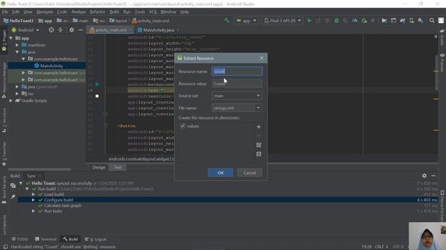 Android Lesson 1 : Build Your First App from Codelabs Android Developer смотреть онлайн