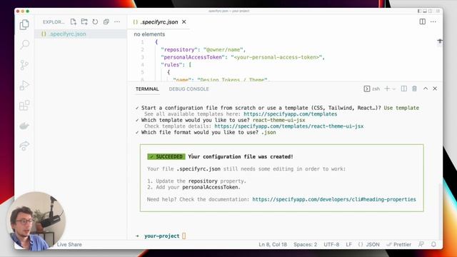 How to distribute design tokens from Specify to React смотреть онлайн