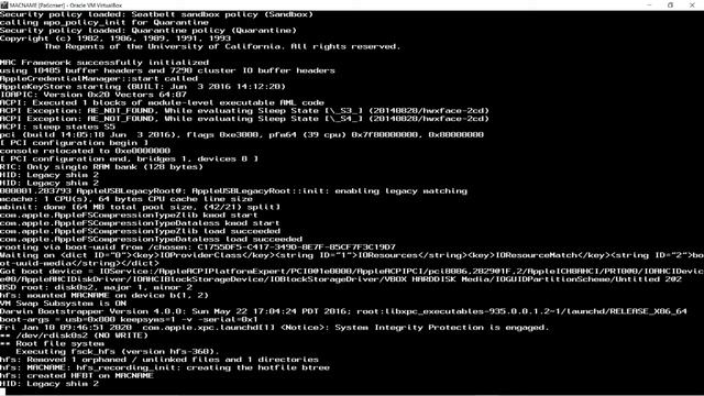 Установка Mac OS 10.12 Sierra на VirtualBox смотреть онлайн