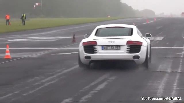 Mercedes E63 AMG PP Performance 650HP vs Audi RS6 Avant C7 720HP vs Audi R8 Capristo 440HP смотреть онлайн