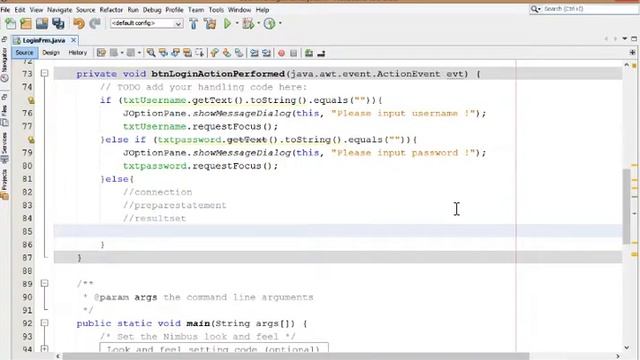Java JDBC Tutoria part2l: Login SQLserver with java using netbeans смотреть онлайн