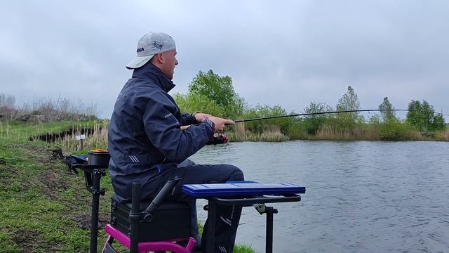 Рыбалка на Фидер . Ловля в ТЕМП #природа #рыбалка #улов смотреть онлайн
