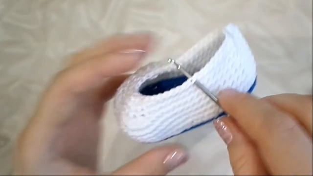 ПИНЕТКИ ТУФЕЛЬКИ С БАНТИКОМ/ПИНЕТКИ КРЮЧКОМ/9.5 СМ/KNITTING BOOTIES смотреть онлайн
